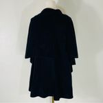 Look by M. Black Sleeveless Tiered Open Cardigan/Shawl OS Size undefined Photo 5