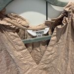 BB Dakota Textured Beige Blouse Photo 1
