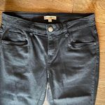 One World Women’s Black Denim Capri Pants With Stretch, Size 4 EUC Photo 2