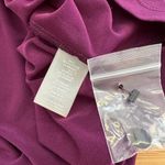 Karl Lagerfeld  Purple Blouse with Black Accents NWOT Photo 5