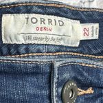 Torrid EUC Denim Women's Shorts Blue Dark Wash Size 22 (RN 148862) Photo 9