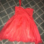 My Michelle Coral formal 1 beaded shoulder strap dance dress Photo 5