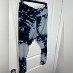 Rue 21 Women's Tie Dye Blue White Joggers High Waist Yoga Ankle Leggings Sz XL Photo 1