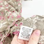 Anna Cate Womens Cottagecore Feminine DItsy Floral Print Ruffle Tyler Mini Dress Tan Size M Photo 4