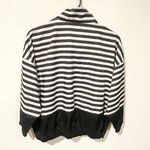 Nike Sportswear Womens Jacket XS Black White Striped Pockets Full Zip CD3683 Photo 3