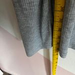 Gray Knit Open Front Cardigan Duster Y2K Indie‎ Retro Minimalist Small Photo 5