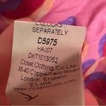 Closet London Pink and Orange Leopard Print Long Sleeve Dress Size 8 Photo 6