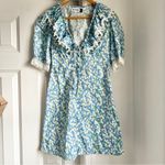 RIXO Anya Pastel Floral Dress Blue Size XS Photo 6