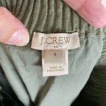 J.Crew Factory Size 4 Linen Sidewalk Skirt Olive Green Pull On Stretch Lined Photo 5