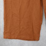 Yellow Ruffle Pull On Wide Leg Straight Belt Boho Comfy Trouser Pants Plus 3XL Size undefined Photo 4