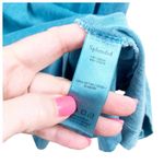 Splendid  1/2 Sleeve Ruffle Teal Tee Shirt Dress Photo 4