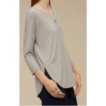 Babaton Aritzia‎  Norris Relaxed T-Shirt in Heather Ashen Grey, Size Small Photo 1