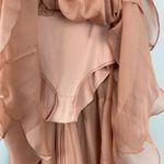 Mac Duggal Pink High Low Ruffle Tiered Gown with Built in Bodysuit Size 2 55320 Photo 6