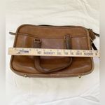 Coach Vintage  NY 3627 Distressed Leather Skinny Flight Bag Tan Photo 13