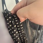 Victoria's Secret  Black Mesh Corset Bodysuit 36C Sheer Bustier Lingerie Photo 6