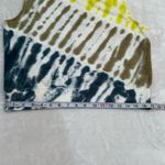 Young Fabulous and Broke  Green and White Tie-Dye Shoulder Pad Sleeveless Top Sz M Photo 7