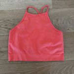 Fabletics  Crop Top Sports Bra in Coral Photo 0