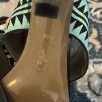 Versace  Tiffany Blue Strappy Heels Photo 3