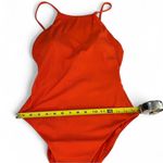 ANDIE  Swim NWT The Asbury Rib One Piece Swimsuit in Sire (Orange) Size L Photo 8