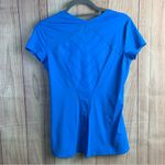Under Armour Women's Bright Blue Short Sleeve Heat Gear Tee Photo 3