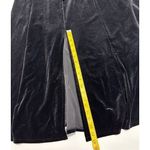 Amanda Smith  Velvet Velour Long Sleeve Maxi Dress Wednesday‎ Style Black Size 12 Photo 5