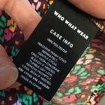 Who What Wear  Bright Floral Bow Top Photo 2