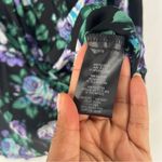 Belle Sky Belle Sky Chiffon Floral Print Strappy V-Neck Long Sleeve Faux Wrap Blouse L Photo 8