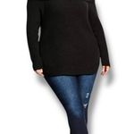 City Chic NWT Yellow Gold Plus Scoop Me Up Off The Shoulder Sweater - Large/20 Photo 8