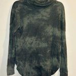Michael Stars Tie-Dye Turtleneck Ribbed Sweater Comfy Loungewear Thermal Sz XS Photo 1