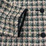 Koret Old Money Editorial Romantic Blazer Jacket size 10 Pink Black Lace Trim Photo 2