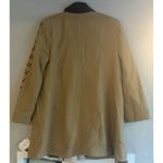 Anthony Mark Hankins Wool Embroidered Jacket Boho Artsy Unique Women’s Large Tan Photo 1
