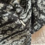 Lucky Brand  boho Aztec tribal beach cozy black off white poncho cardigan OS​​​ Photo 11