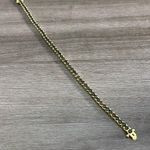 Gold Black Crystal Tennis Bracelet Photo 2