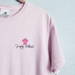 Simply Southern  Cheerleading Turtle Pink Short Sleeve Tee Photo 3