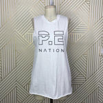 P.E Nation Base Load Tank Top in White Size Small *Flawed Photo 2