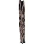 INC International‎ Concepts Silver Over the Knee Boots with Mirror Finish Size 5 Photo 3