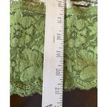 Piano Womens Medium Full Zip Blouse Top Green Plaid Lace Trim Retro Preppy‎ Photo 6