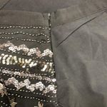 Francesca's Francesca’s Alya Beaded Tribal Print Black Skirt Size Large Photo 3