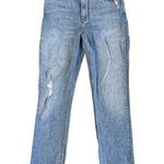 Reformation Jeans Liza High Straight in Crete Destroyed Size 24 Photo 0