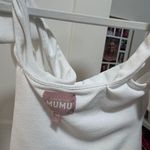 Show Me Your Mumu White Tie shoulder Bodysuit Photo 2