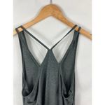 Apana  Grey Cross Back Racerback Athletic Tank Top Size Medium Photo 4
