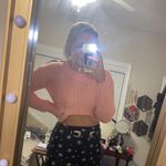 Discovery Teenbell Pink Distressed Sweater Photo 3