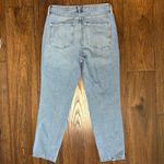 We The Free  Straight Leg High Rise Jeans Size 29 Cotton Light Wash Free People Photo 4