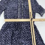 Eshakti Dress Womens 2 Purple Blue Paisley Boho Maxi Indian Rayon Cotton Pockets Photo 5