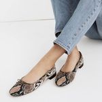 Madewell Adelle Ballet Flat in Snake Embossed Leather, women's size 7 Photo 1