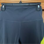 Zyia  Neon Yellow Parallel Luxe Hi-Rise 7/8 Leggings Size 4 Active Workout Photo 4