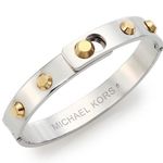 Michael Kors Women's Metallic Cityscape Astor Studded Bangle Bracelet/Two-Tone Photo 0