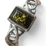 sterling silver ring with a square Photo 0