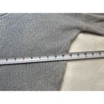 Athleta Gray Medium Waffle Knit Dolman Sleeve Cashmere Linen Blend Sweater Top Photo 3