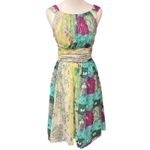 Raga Anthropologie Floral Print Sequin Sheer Boho Chic Midi Dress Size Small NWT Photo 1